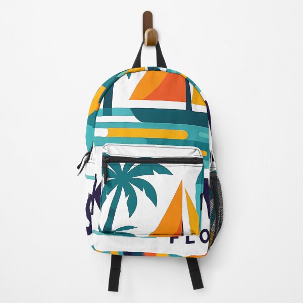 Item preview, Key West Florida Travel Poster - Abstract Tropical Island Architecture Art designed and sold by OzzFrequency.