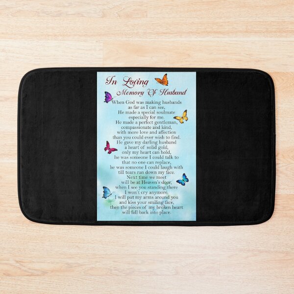 Item preview, In Loving Memory Of Husband When God Was Making Husbands Memorial Poster designed and sold by MagicatcoArt.