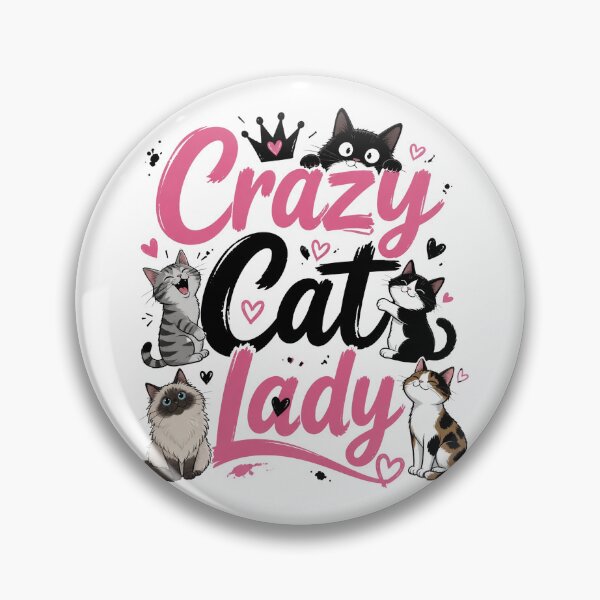Item preview, Crazy Cat Lady designed and sold by MusesWhispers.