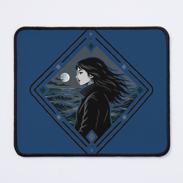Item preview, Moonlit Tides I – Witch by the Sea designed and sold by Roberta Calabrese.