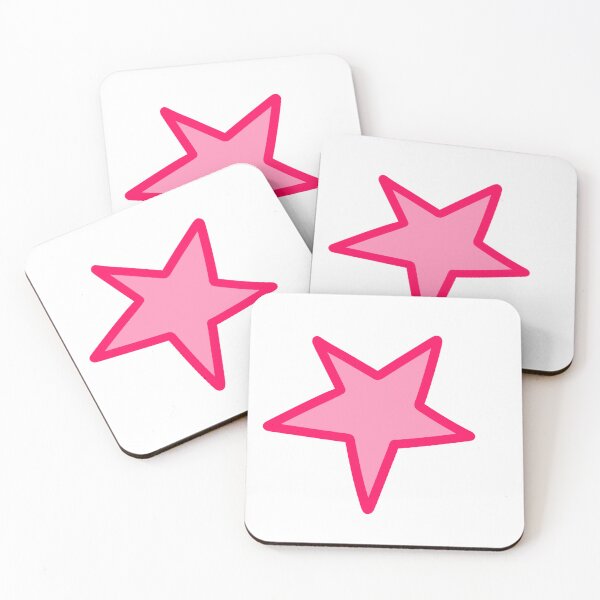 Item preview, Y2K Pink Star Graphic Cute Preppy Sticker Aesthetic Illustration designed and sold by somimalikkk.
