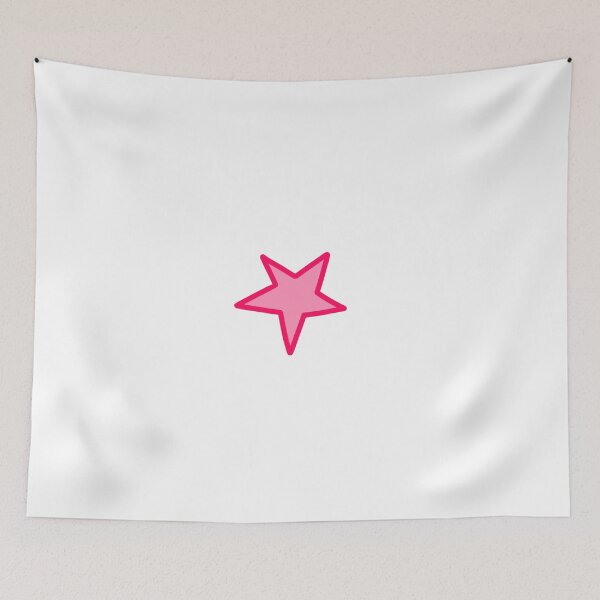 Item preview, Y2K Pink Star Graphic Cute Preppy Sticker Aesthetic Illustration designed and sold by somimalikkk.