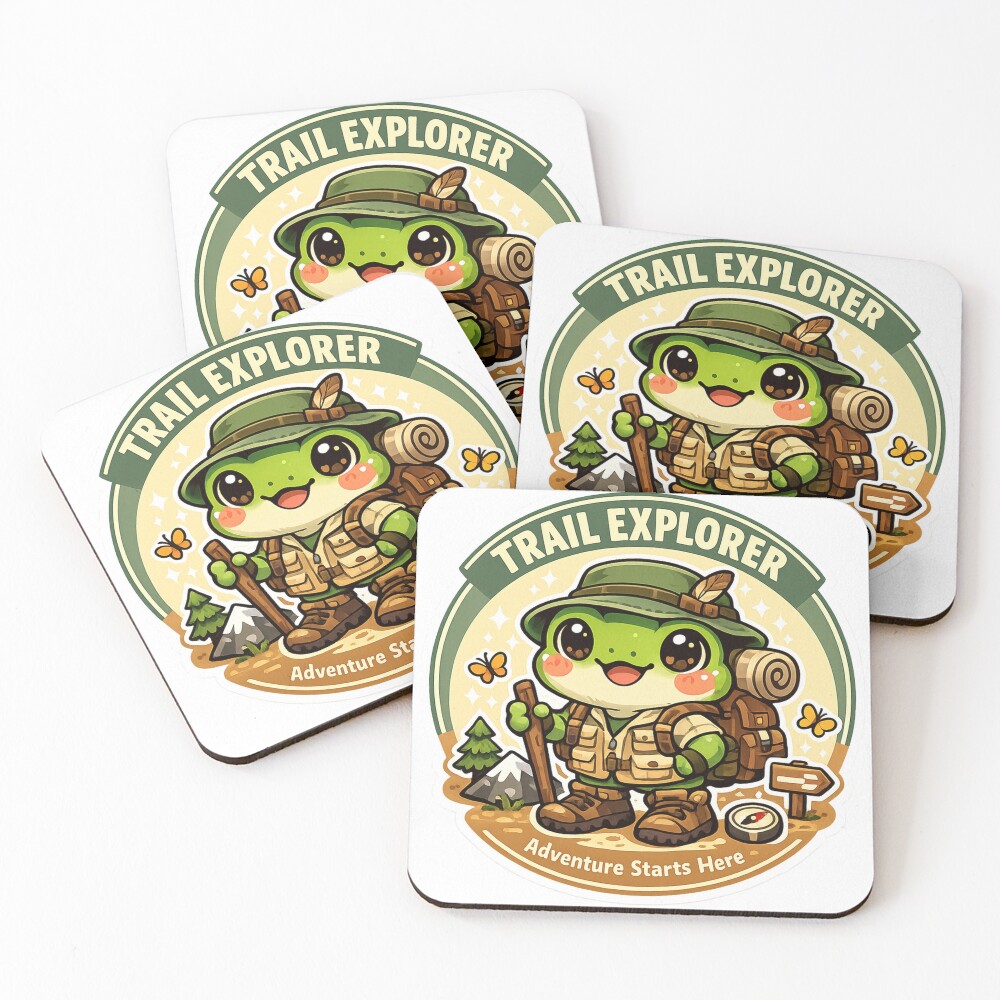Item preview, Coasters (Set of 4) designed and sold by DadStickerStore.