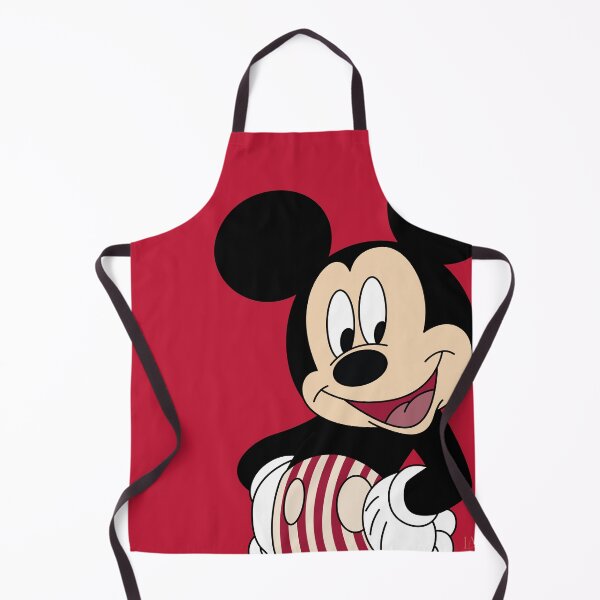 Artikelvorschau, Klassische Mickey-Mouse-Vektorgrafik auf rotem Hintergrund entworfen und verkauft von LudmylArt.