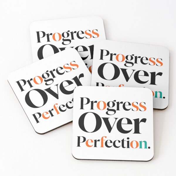 Item preview, Progress Over Perfection  designed and sold by Geordesign.