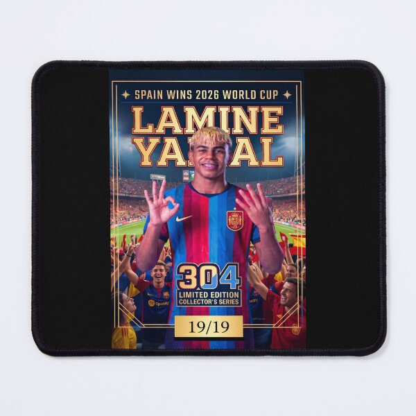 Item preview, LAMINE YAMAL - Spain Wins 2026 WFC WORLD Football Championship - 304 designed and sold by DBM Photo Art 1.