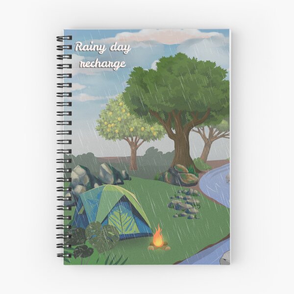 Item preview, Rainy Day Recharge | Cozy Nature Camping Aesthetic designed and sold by BlueTideGallery.
