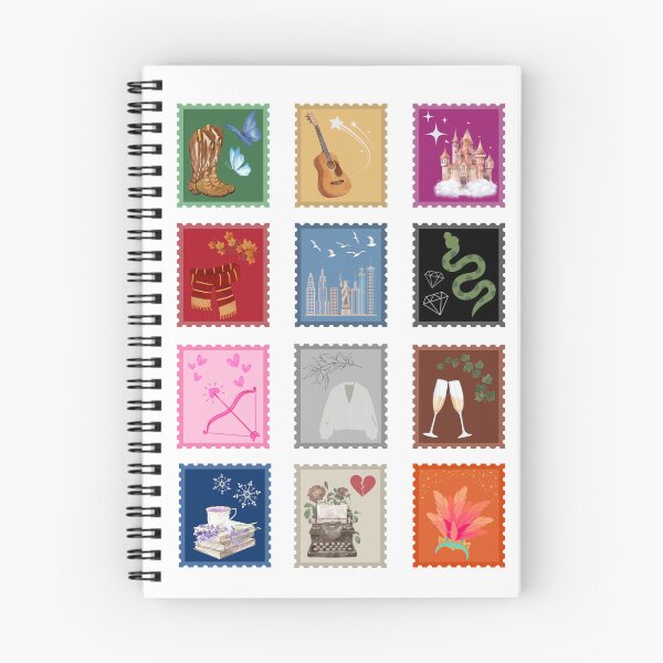 Item preview, Updated Taylor Swift All Eras Stamps Minimalist Design designed and sold by My New Aesthetic.