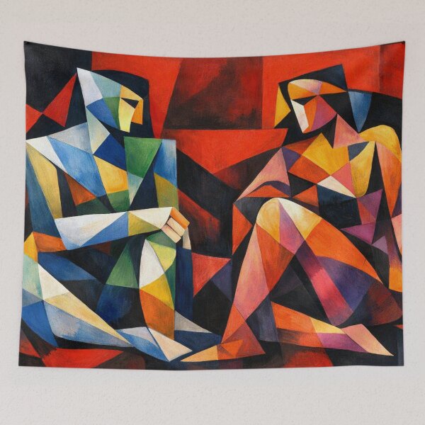 Item preview, Geometric encounter of two figures designed and sold by Sigtrix.