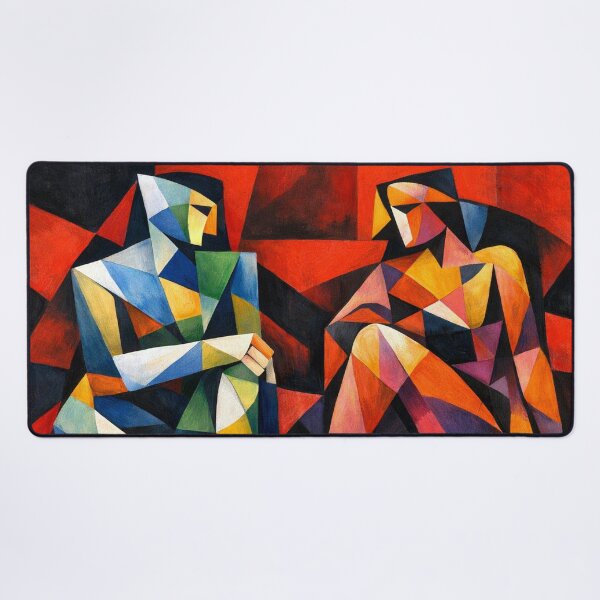 Item preview, Geometric encounter of two figures designed and sold by Sigtrix.
