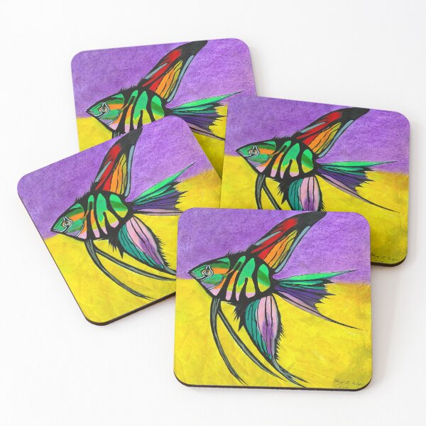 Item preview, Neon Angelfish designed and sold by Haxson37art.