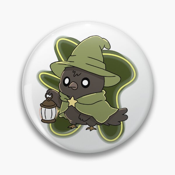 Item preview, cute witchy raven designed and sold by Herban-shop.