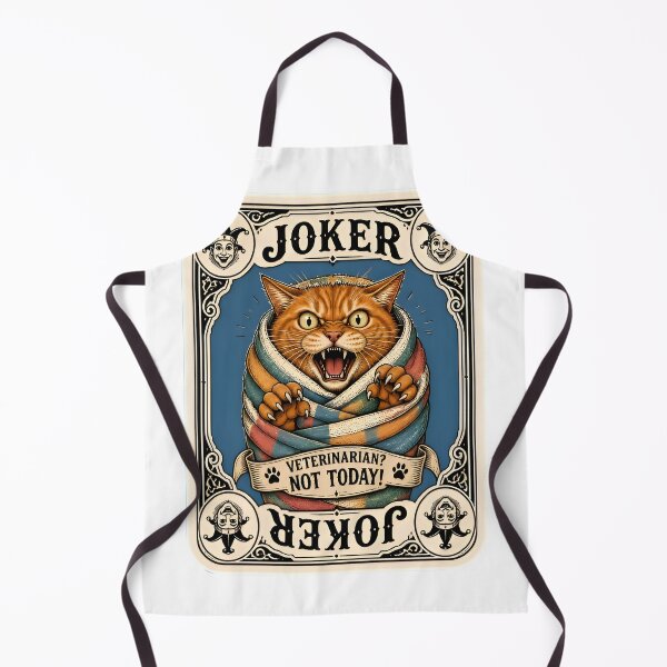 Item preview, Joker Angry Cat – Funny Veterinary Playing Card Design designed and sold by Bettybee00.
