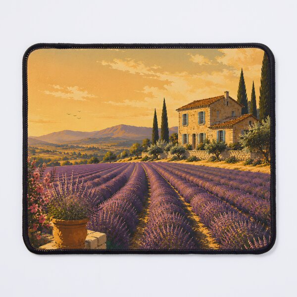 Item preview, Provence Lavender Fields Vintage Travel Poster | France Retro Wall Art designed and sold by bauschberts.