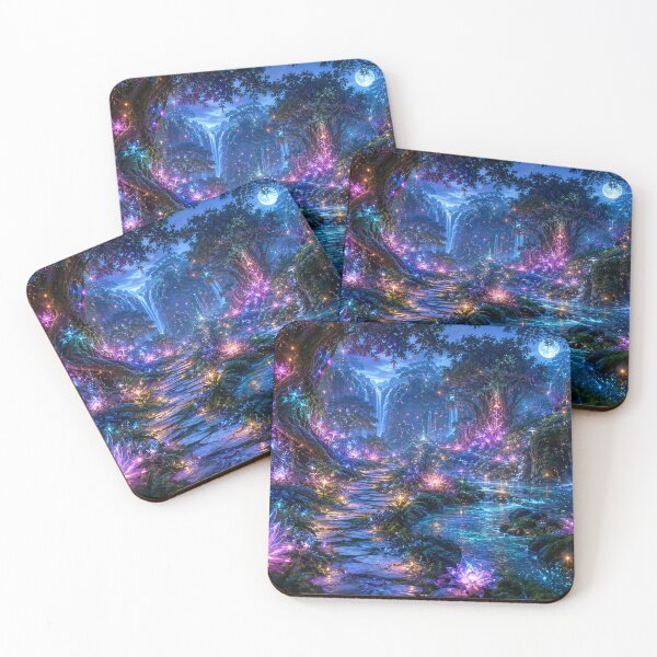 Item preview, Enchanted Fantasy Landscape designed and sold by Gold&pixels.