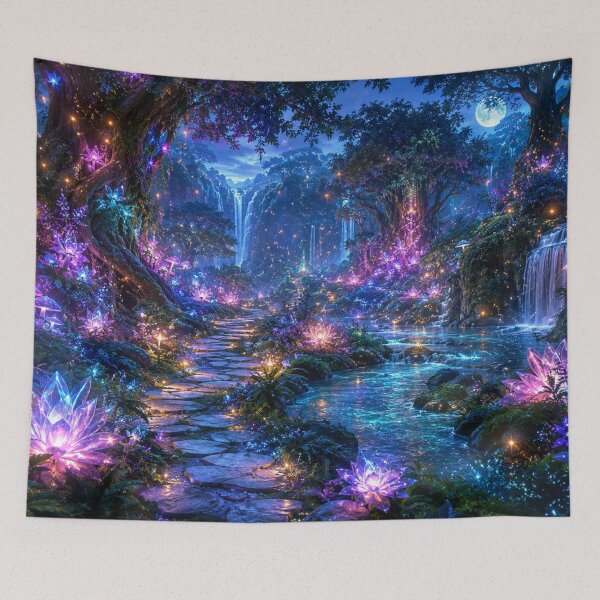 Item preview, Enchanted Fantasy Landscape designed and sold by Gold&pixels.