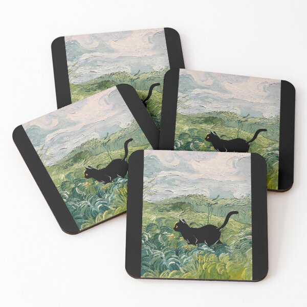Item preview,  cat in the green field designed and sold by PurrfectHome.