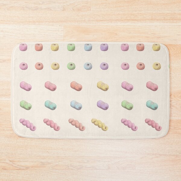 Item preview, Yarn balls, skeins, and hanks in pastel colours for yarn lovers designed and sold by Mohu Store.