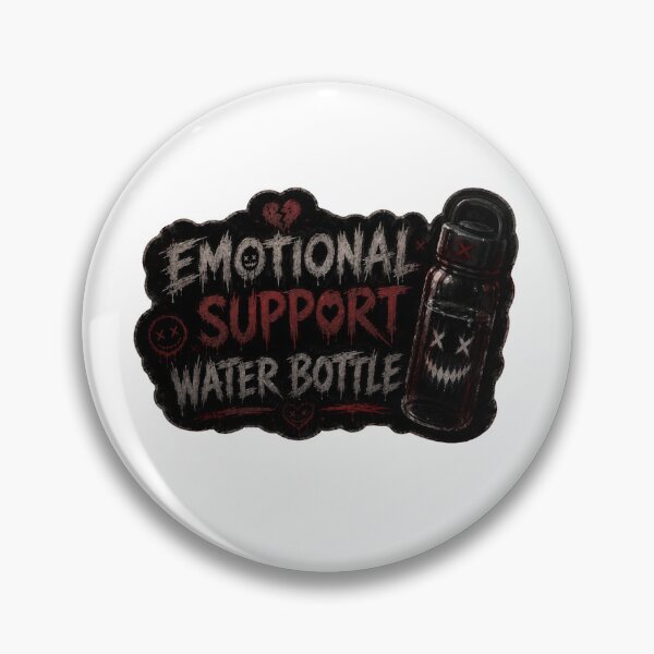 Item preview, Dark Emotional support water bottle designed and sold by PatternFly.