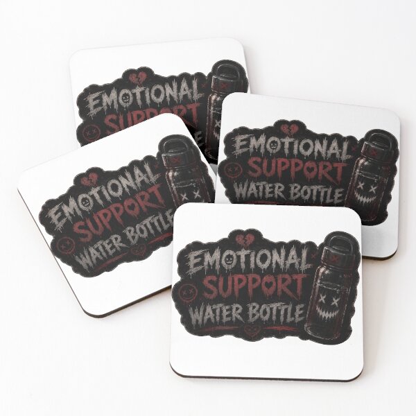 Item preview, Dark Emotional support water bottle designed and sold by PatternFly.