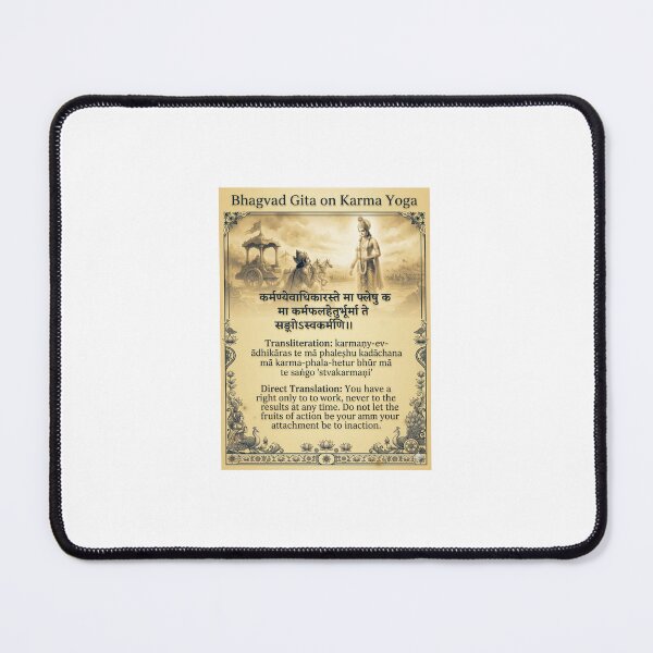 Item preview, Bhagwad Geeta on Karma Yoga - Long form with Translation designed and sold by Desi_Dastak.