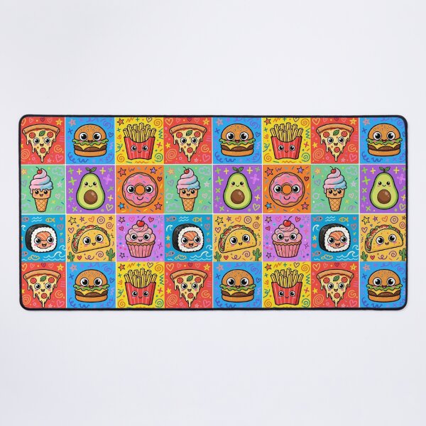 Item preview, Kawaii Food and Snack Character Grid designed and sold by Teeny Quities.