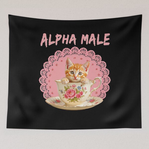 Item preview, Alpha Male Kitten Meme designed and sold by suhairee-studio.