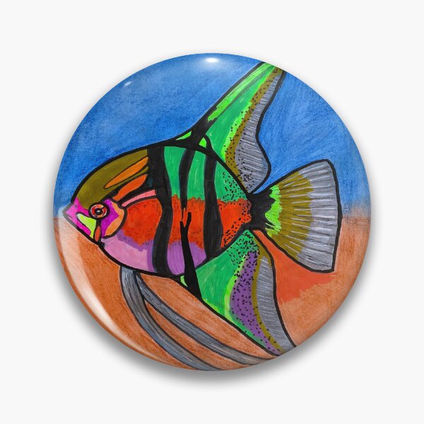 Item preview, Jade & Coral Angelfish designed and sold by Haxson37art.
