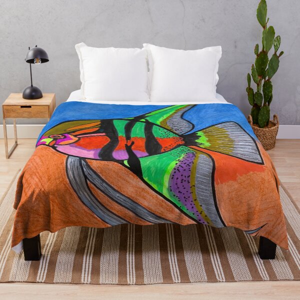 Item preview, Jade & Coral Angelfish designed and sold by Haxson37art.