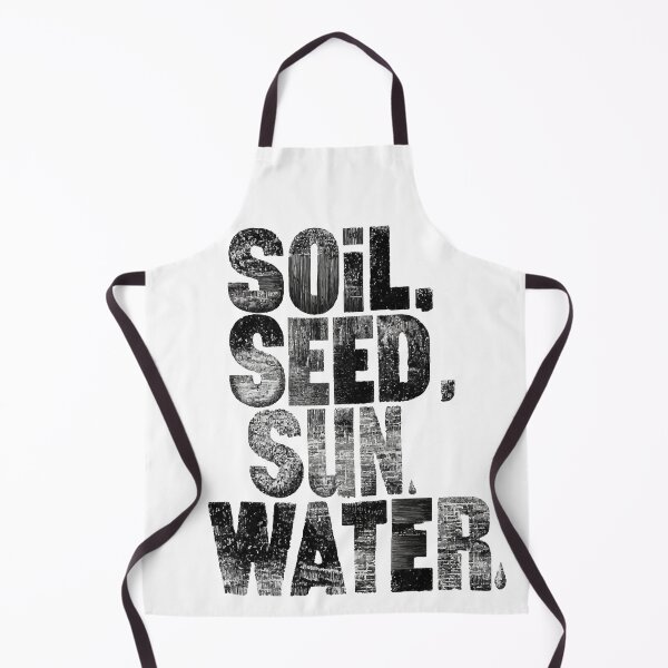 Item preview, Soil Seed Sun Water Stressed Text Design designed and sold by RichardRags.