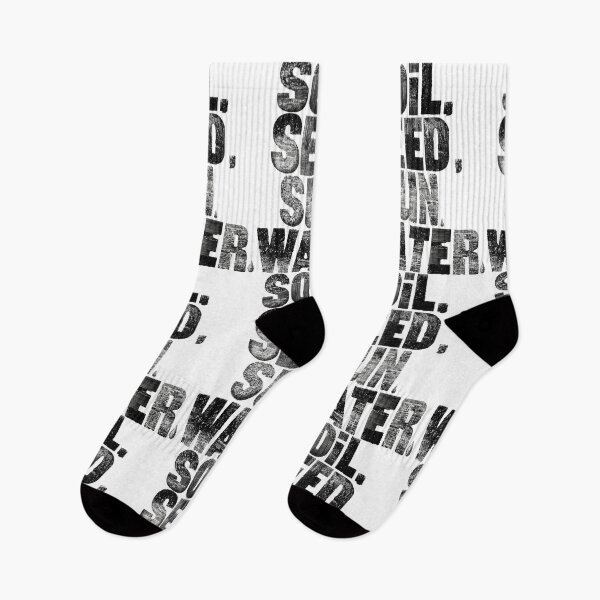 Item preview, Soil Seed Sun Water Stressed Text Design designed and sold by RichardRags.