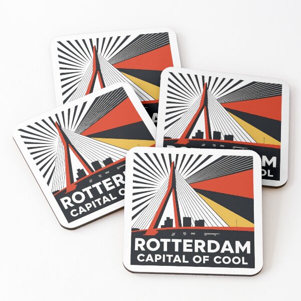 Item preview, Rotterdam Cube Houses Architecture Illustration with Modern Retro Graphic Style designed and sold by OzzFrequency.