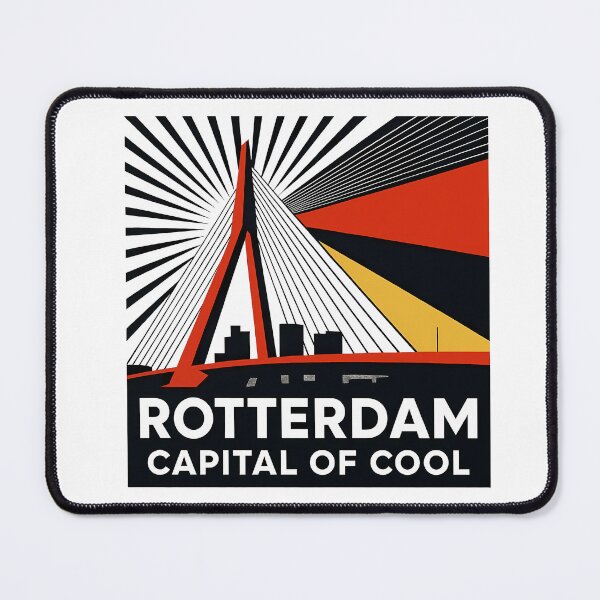 Item preview, Rotterdam Cube Houses Architecture Illustration with Modern Retro Graphic Style designed and sold by OzzFrequency.