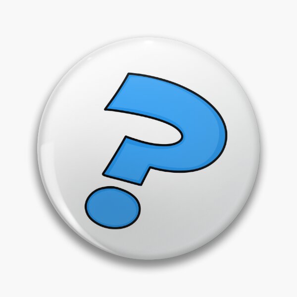 Item preview, Cute Blue Question Mark Cartoon Punctuation Symbol Graphic designed and sold by somimalikkk.