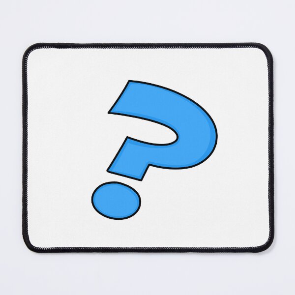Item preview, Cute Blue Question Mark Cartoon Punctuation Symbol Graphic designed and sold by somimalikkk.