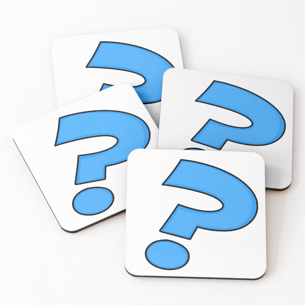 Item preview, Cute Blue Question Mark Cartoon Punctuation Symbol Graphic designed and sold by somimalikkk.