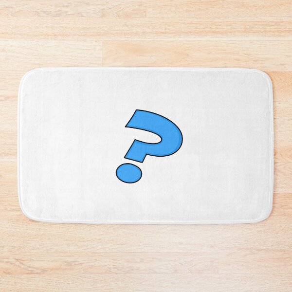 Item preview, Cute Blue Question Mark Cartoon Punctuation Symbol Graphic designed and sold by somimalikkk.