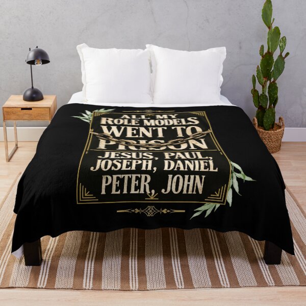 Item preview, All My Role Models Went to Prison Christian Funny Christian designed and sold by DarkRelicStudio.
