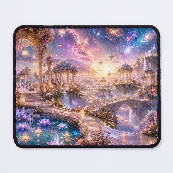 Item preview, Celestial Crystal Gardens – Enchanted Sky Kingdom designed and sold by Gold&pixels.
