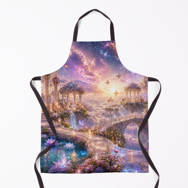 Item preview, Celestial Crystal Gardens – Enchanted Sky Kingdom designed and sold by Gold&pixels.