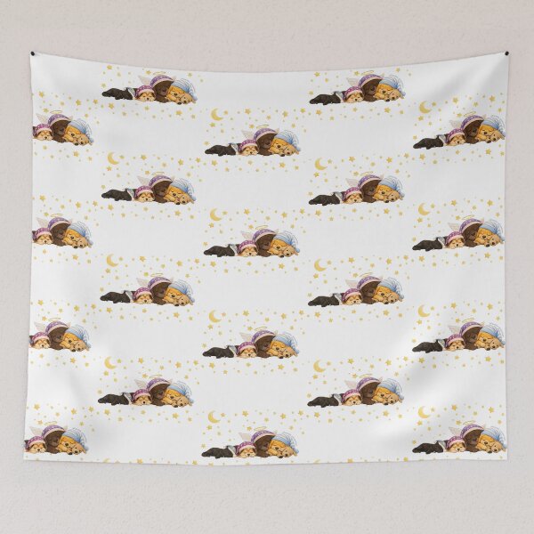 Item preview, familie_plueschpo sleeps 2 (without floor, with stars) designed and sold by plueschpo.