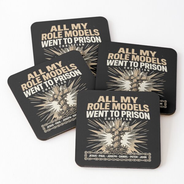 Item preview, All My Role Models Went to Prison Christian Funny Christian designed and sold by DarkRelicStudio.