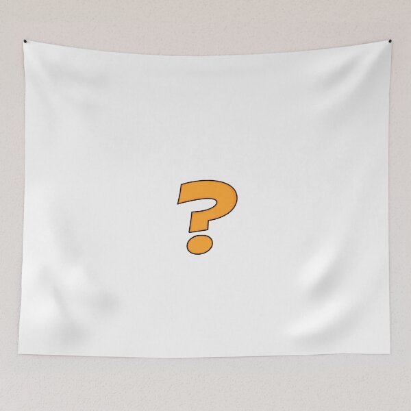 Item preview, Bright Yellow Question Mark Doodle Punctuation Vector Graphic designed and sold by somimalikkk.