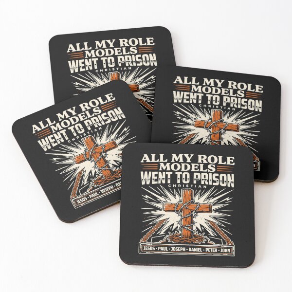 Item preview, All My Role Models Went to Prison Christian Funny Christian designed and sold by DarkRelicStudio.