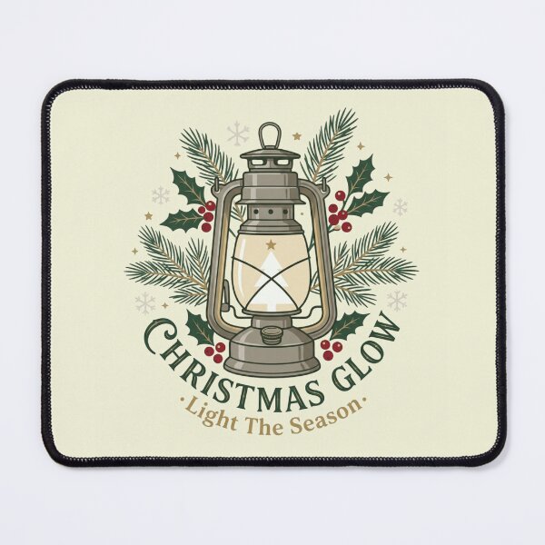 Item preview, Christmas Glow Lantern Artwork | Premium Holiday Vector Design designed and sold by Amr Darwish Graphic designer.
