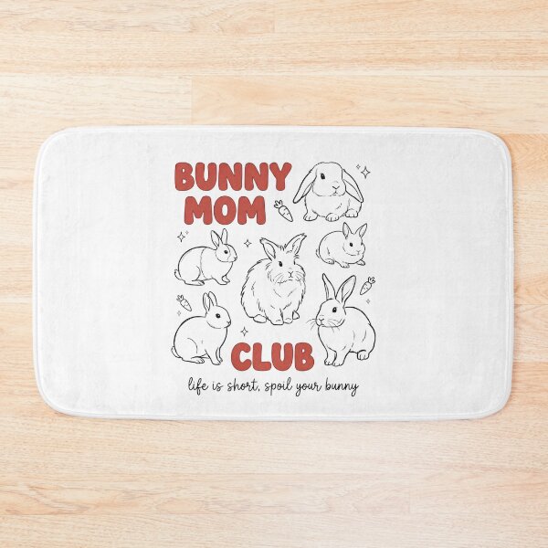 Item preview, Bunny Mom Club Cute Rabbit Lover T-Shirt | Funny Bunny Owner Gift designed and sold by StickerNestYou.