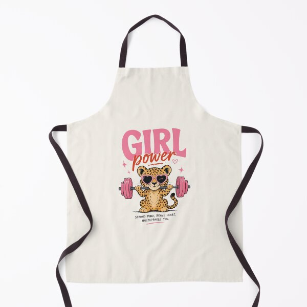 Item preview, Girl Power Leopard Cub Gym Design designed and sold by SUreal Studio.
