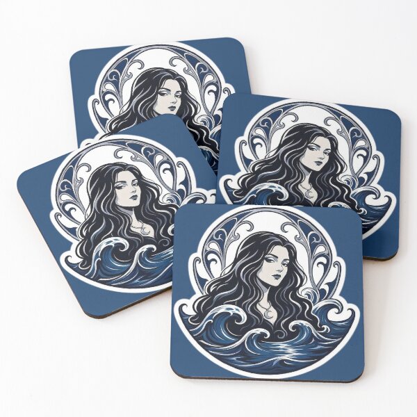 Item preview, Moonlit Tides I – Witch by the Sea designed and sold by Roberta Calabrese.