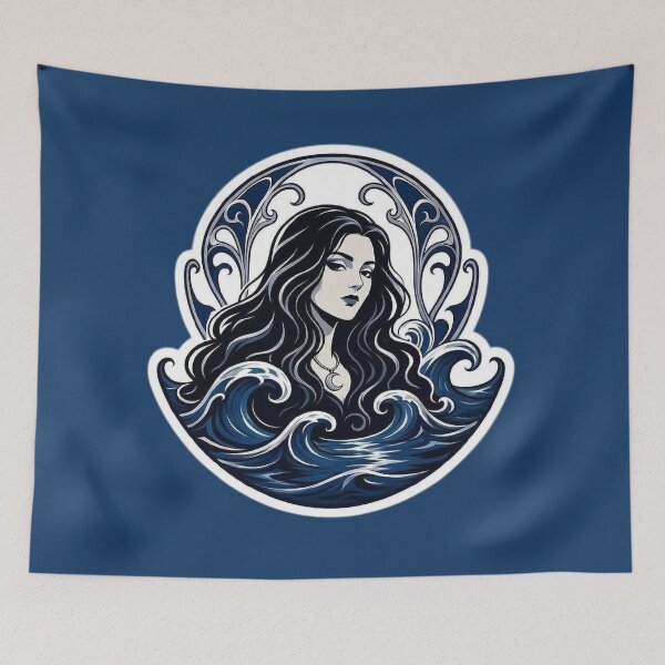 Item preview, Moonlit Tides I – Witch by the Sea designed and sold by Roberta Calabrese.