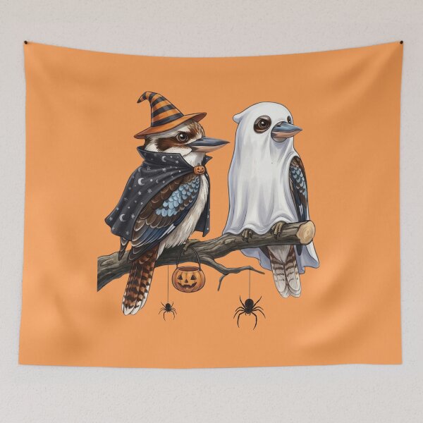 Item preview, Australian Halloween kookaburra pumpkin ghost spooky party Gift Men Woman Kids  designed and sold by Amelia ART G.